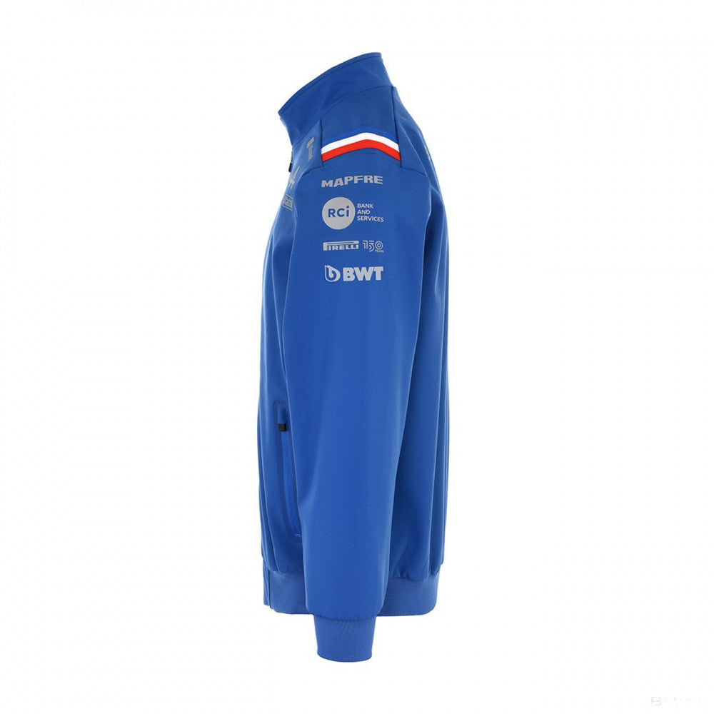 Alpská softshellová bunda, týmová, modrá, 2022