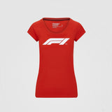 Dámské tričko Formule 1, Logo Formule 1, červené, 2020