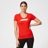 Dámské tričko Formule 1, Logo Formule 1, červené, 2020