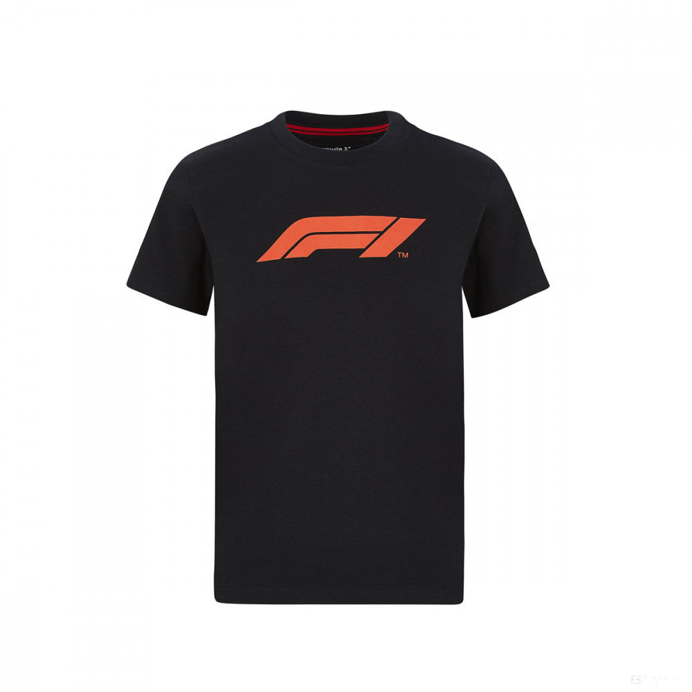 Dětské tričko Formule 1, Logo Formule 1, Černá, 2020