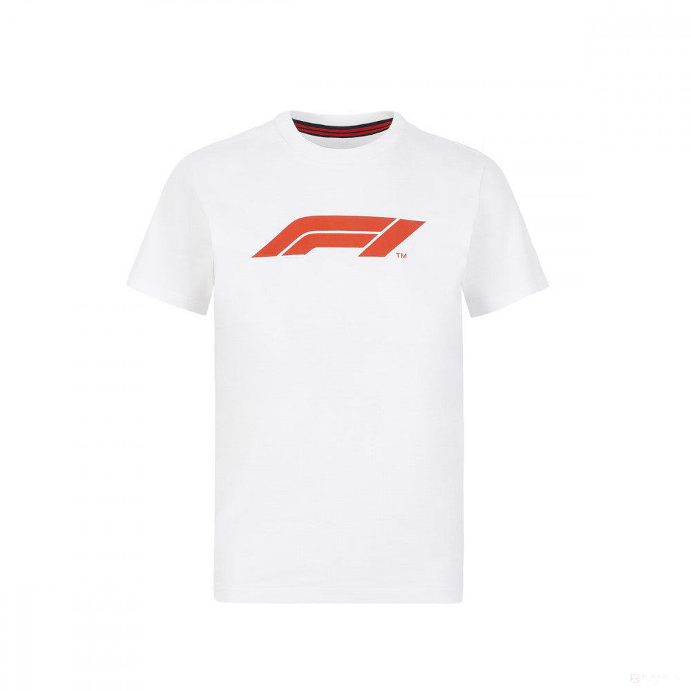 Dětské tričko Formule 1, Logo Formule 1, bílé, 2020 - FansBRANDS®