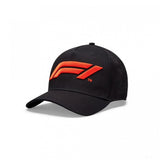 Dětská baseballová čepice Formule 1, Logo Formule 1, Černá, 2020