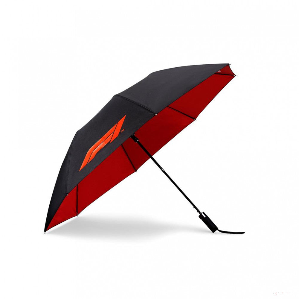Deštník formule 1, kompaktní logo Formule 1, černý, 2020