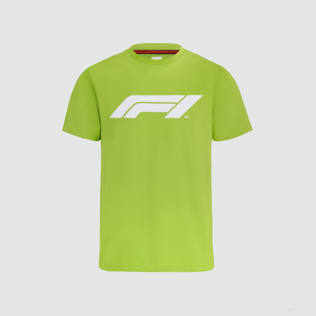 Formula 1 T-shirt, Formula 1 Logo, Lime, 2022 - FansBRANDS®