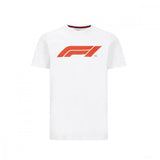 Tričko Formule 1, Logo Formule 1, Bílé, 2020 - FansBRANDS®