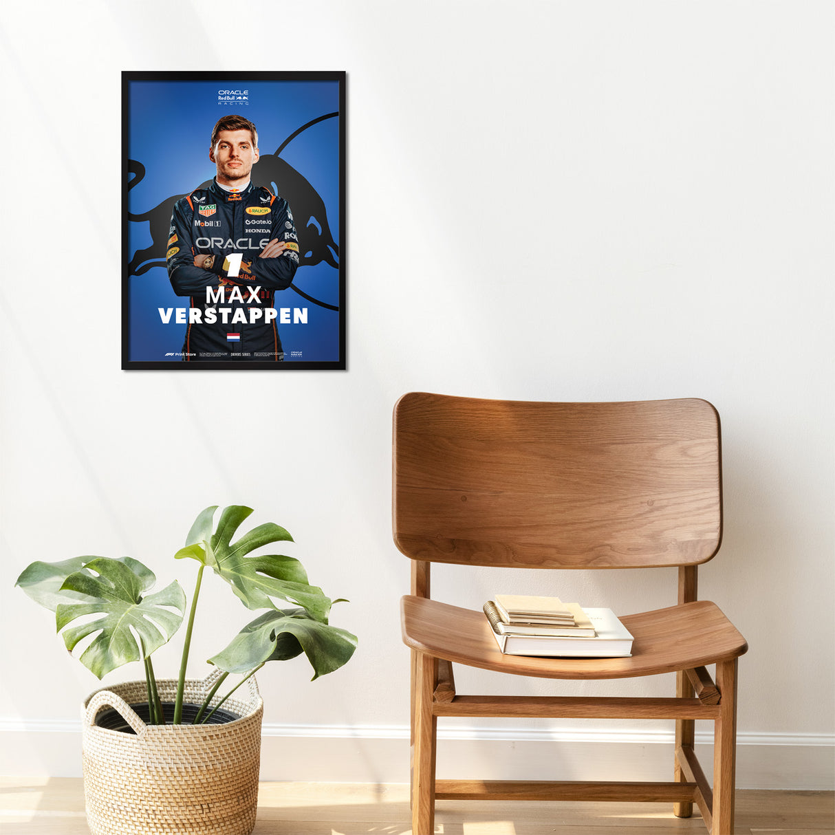 Oryginalny Print F1 - Plakat Maxa Verstappena (rozmiar A3)
