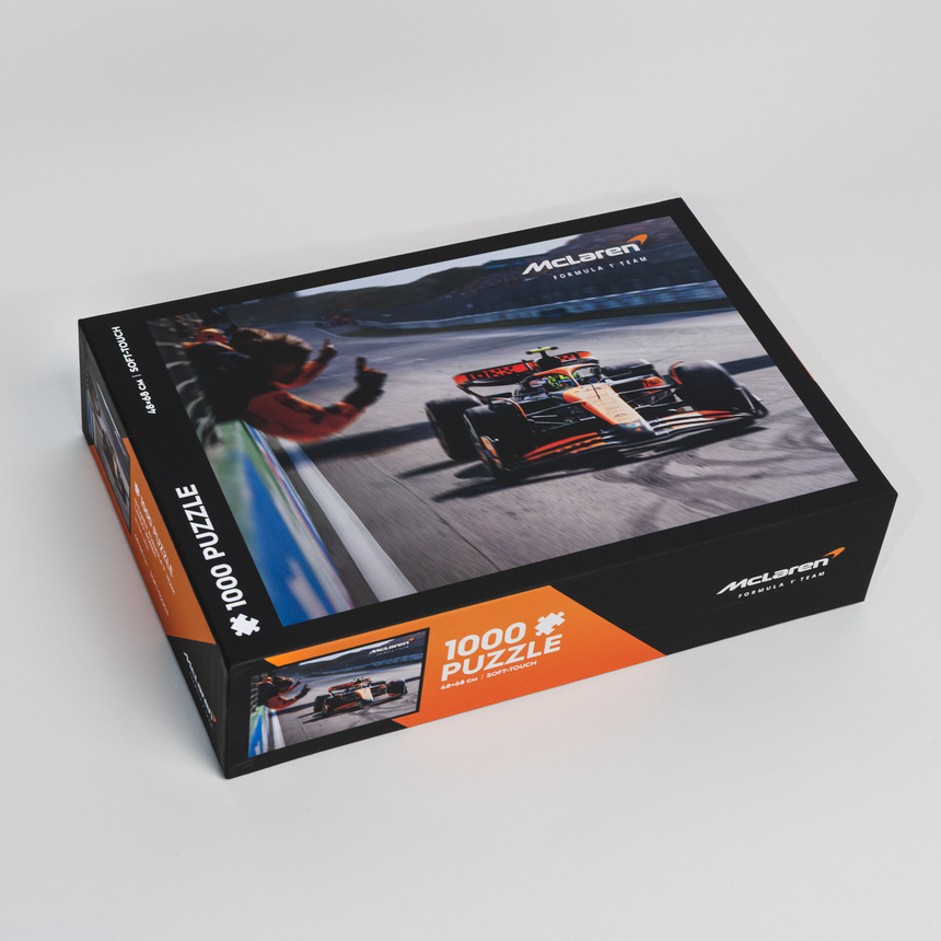 McLaren Formula 1® Team, puzzle, Lando Norris, plakat zwycięstwa, 1000 szt.