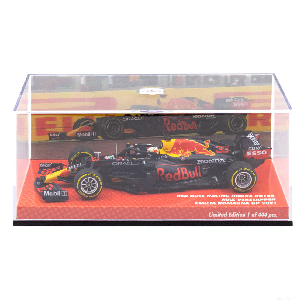 Max Verstappen Red Bull Racing Honda RB16B Formula 1 Emilia-Romagna GP 2021 Limited Edition 1:43 - FansBRANDS®