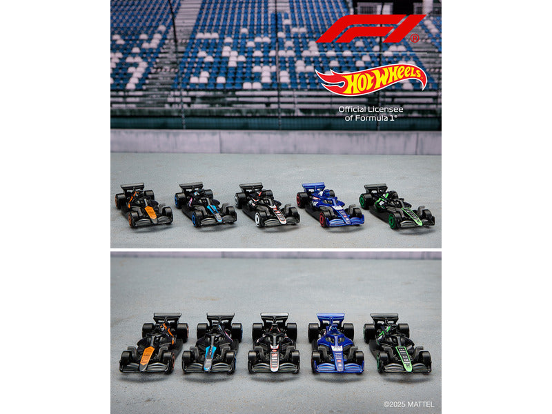 Hot Wheels F1 Set, 5pc F1 car w pudełku
