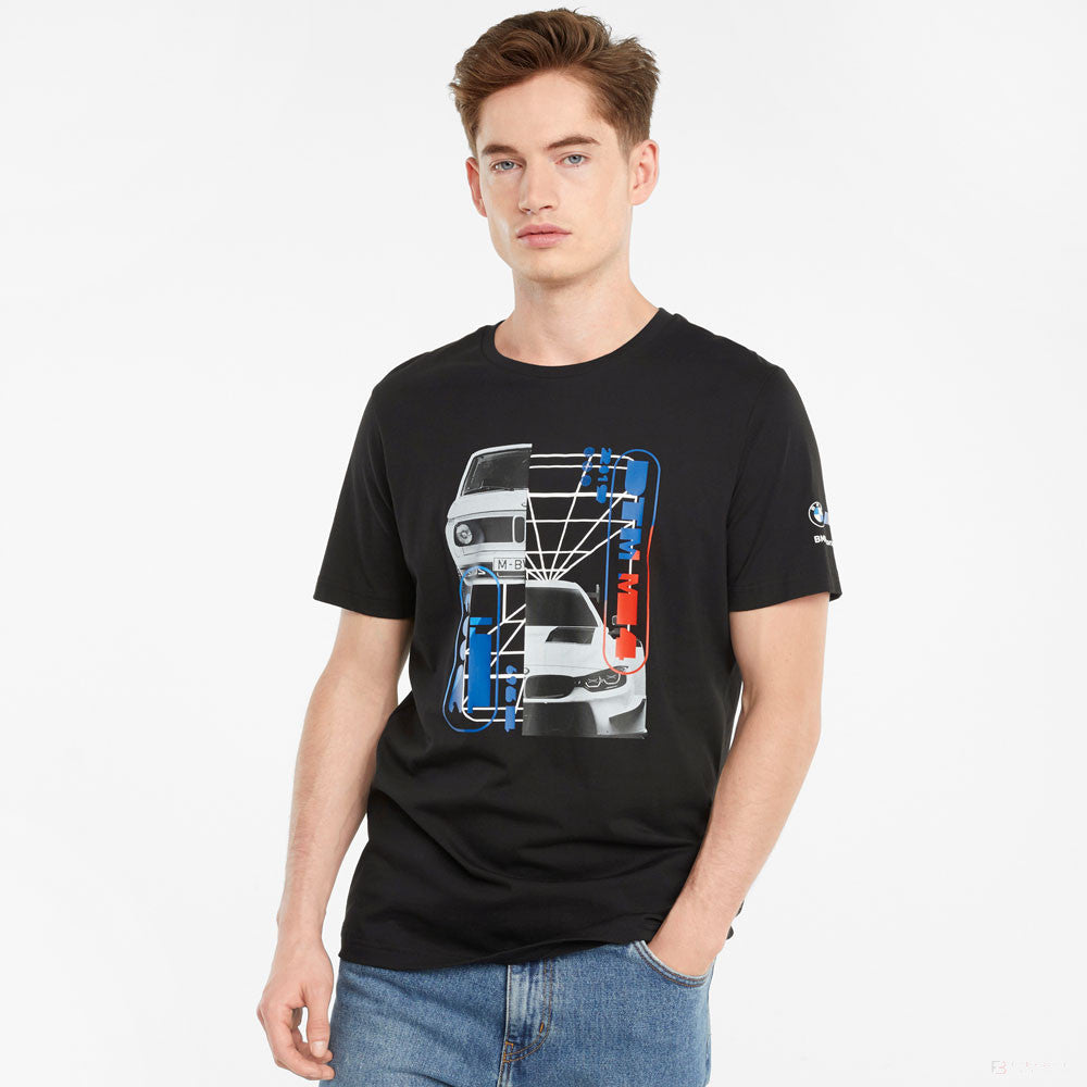 BMW tričko, Puma BMW MMS Car Graphic, černé, 2021