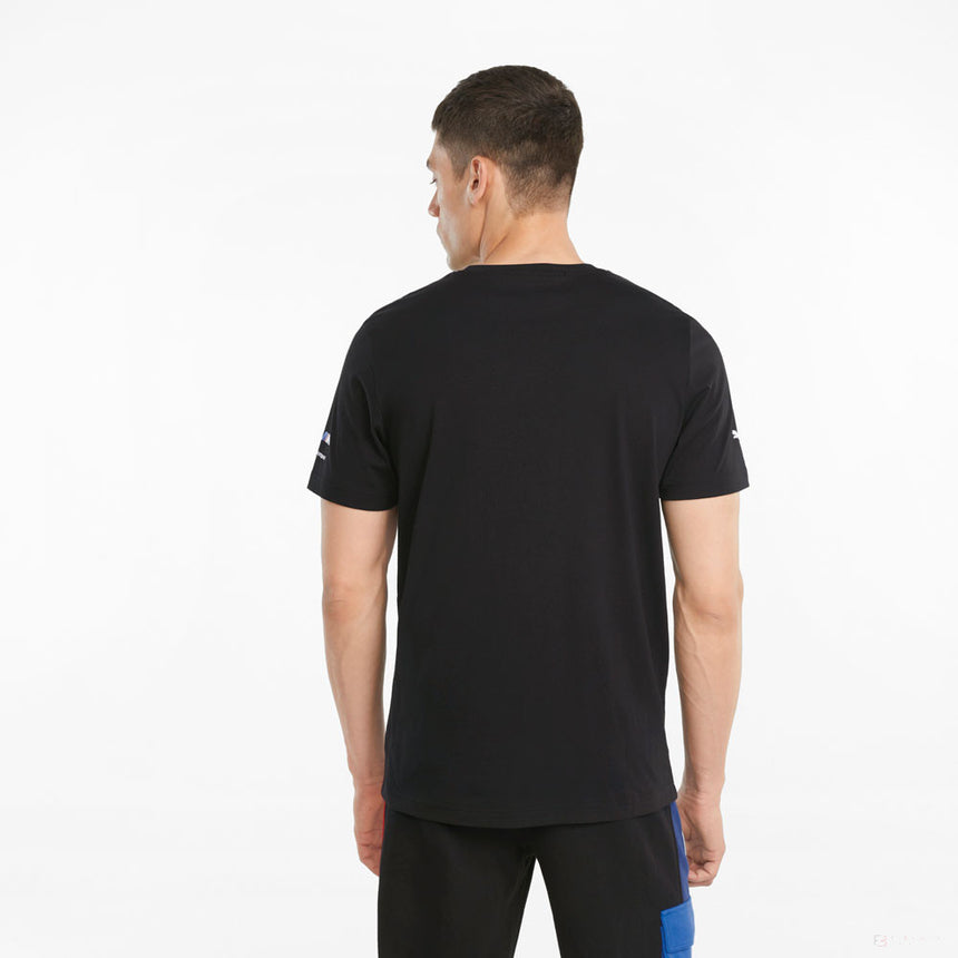 Tričko BMW, logo Puma BMW Motorsport, černé, 2021 - FansBRANDS®