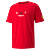 Ferrari tričko, Puma Race Statement, červené, 2021