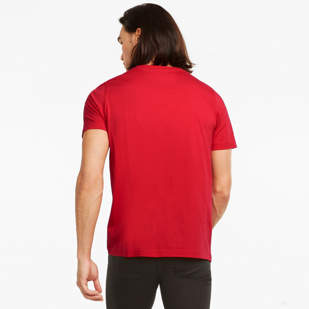 Ferrari tričko, Puma Race Big Shield, červené, 2021