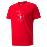 Ferrari tričko, Puma Tonal Big Shield, červené, 2021 - FansBRANDS®