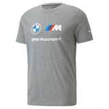 Tričko BMW, Puma Logo BMW ESS, šedé, 2021