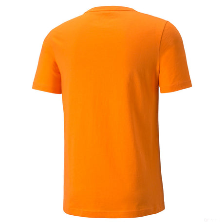 BMW tričko, Puma BMW MMS ESS Logo, oranžové, 2021 - FansBRANDS®