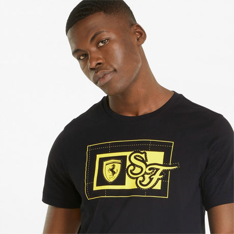 Tričko Puma Ferrari Race, černé, 2022 - FansBRANDS®