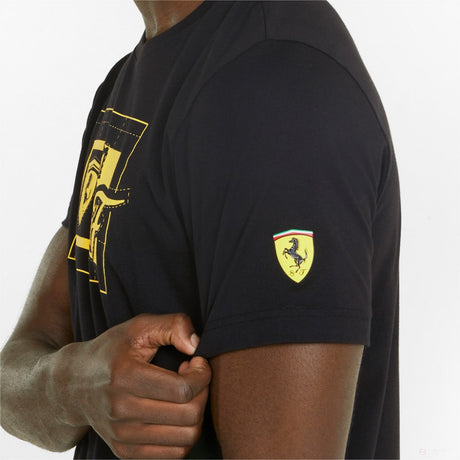 Tričko Puma Ferrari Race, černé, 2022 - FansBRANDS®