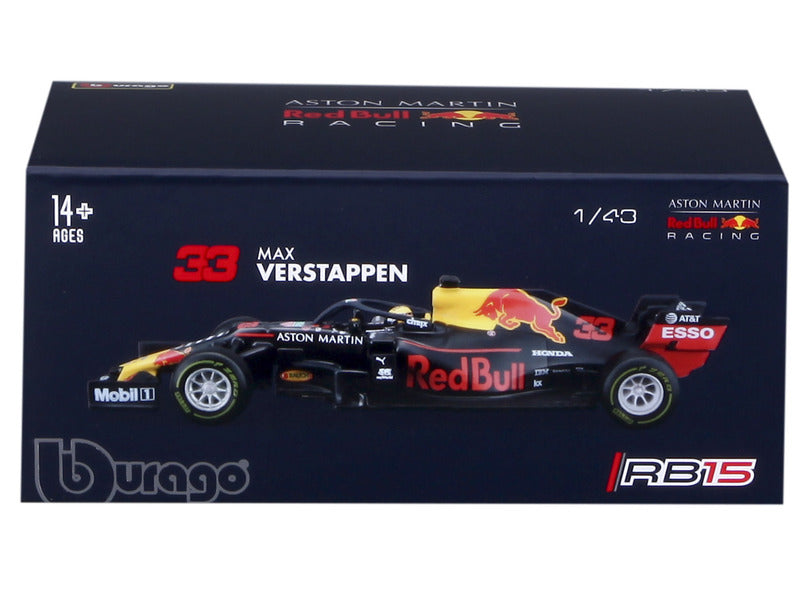Model samochodu Red Bull Racing, Max Verstappen, WW Nr 1 R1, bburago, niebieski 🔥