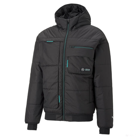 AMG Mercedes  RCT Padded Jacket Puma Black 2022 - FansBRANDS®