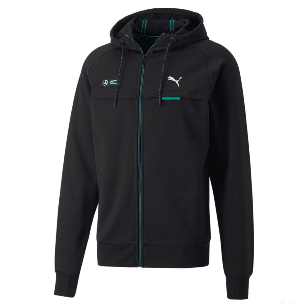 AMG Mercedes  Hooded Sweat Jacket Puma Black 2022 - FansBRANDS®