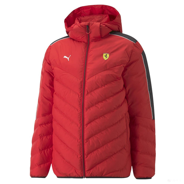 Ferrari Race MT7 Ecolite Down Jacket Rosso Corsa 2022 - FansBRANDS®