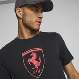 Ferrari Race Metal Energy Shield Tee Puma Black 2022 - FansBRANDS®