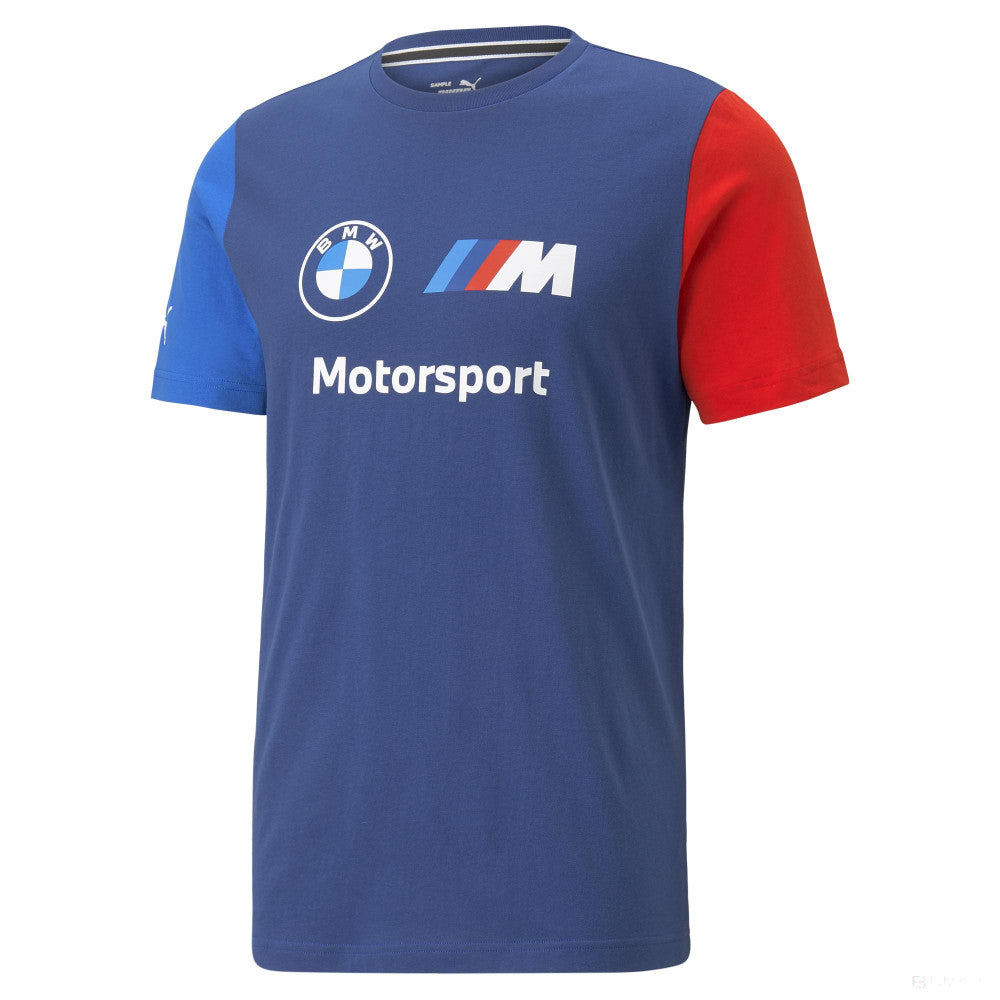 BMW MMS t-shirt, Puma, ESS, logo, blue