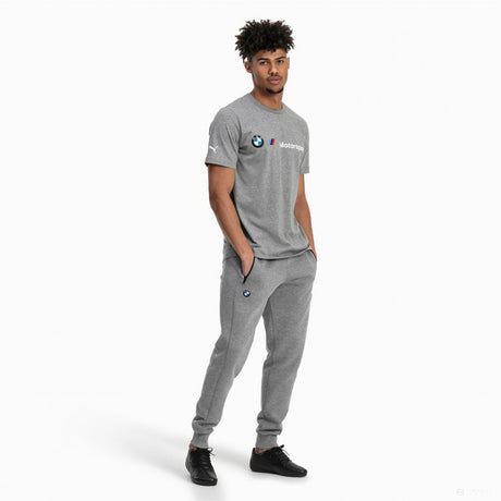 Tričko BMW, Puma Logo BMW MMS, šedé, 2019 - FansBRANDS®