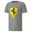 Ferrari tričko, Puma Race Big Shield+, šedé, 2020 - FansBRANDS®