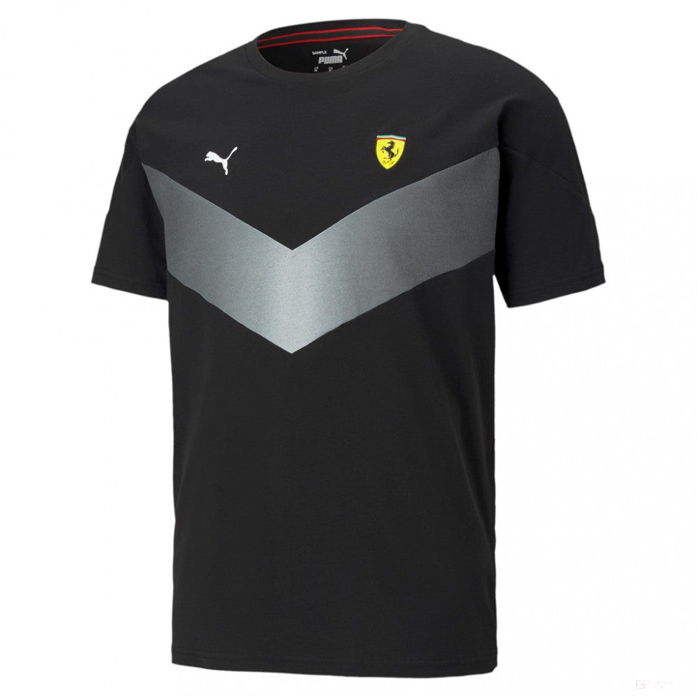 Ferrari tričko, Puma Race, černé, 2021 - FansBRANDS®