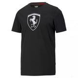 Ferrari tričko, Puma Big Shield+, černé, 2021 - FansBRANDS®