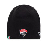 Czapka Ducati, gumowe logo, New Era, czarna