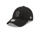 czapka z daszkiem New York Yankees, New Era, 9FORTY, obrys w stylu pop, czarna