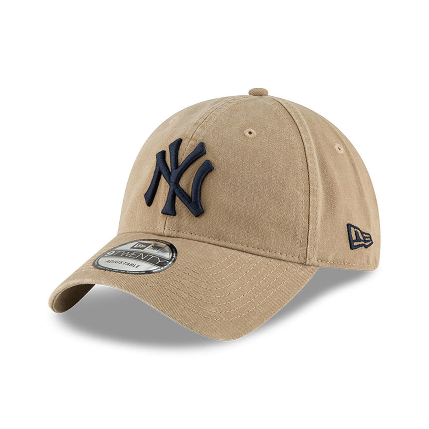 Czapka z daszkiem New York Yankees, New Era, Core, khaki