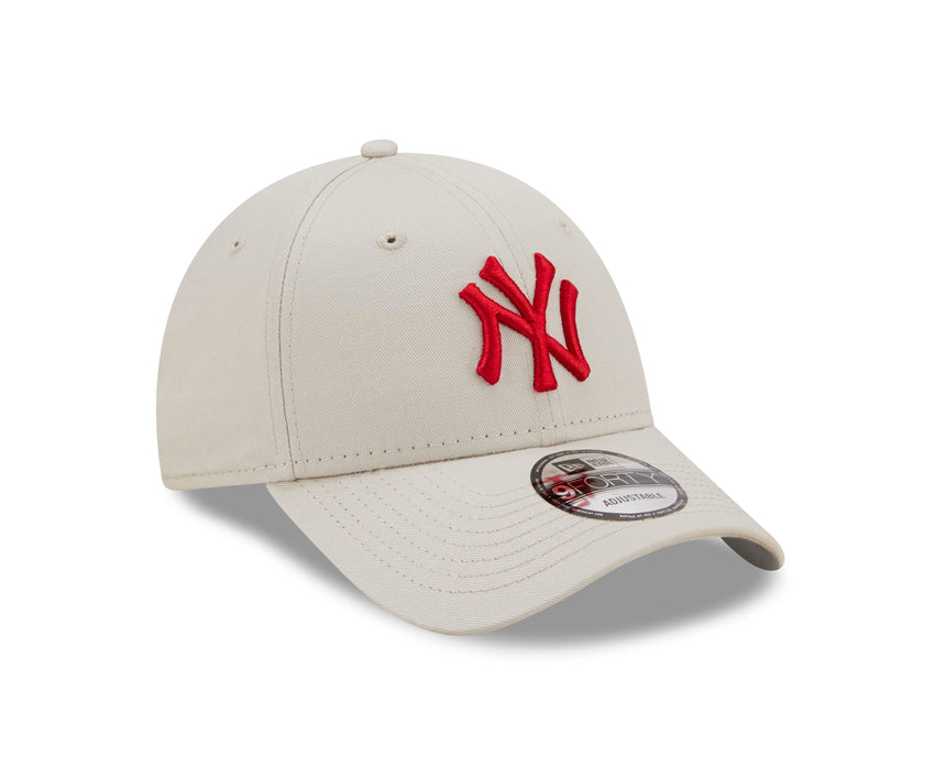 Czapka z daszkiem New York Yankees, New Era, 9FORTY, essential, kremowy