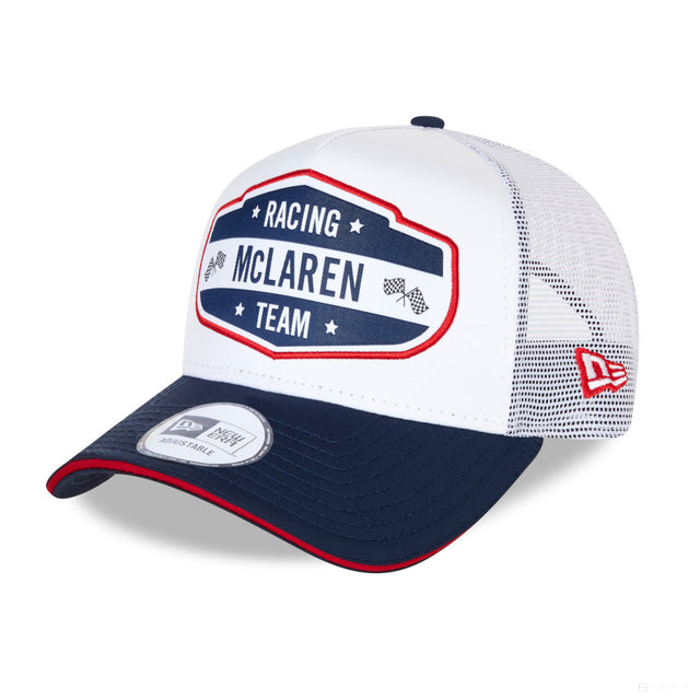 Baseballová čepice McLaren USA TRUCKER, pro dospělé, bílá - FansBRANDS®