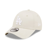 Czapka Los Angeles Dodgers, New Era, 9FORTY, Essential, beżowa