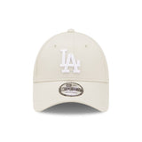 Czapka Los Angeles Dodgers, New Era, 9FORTY, Essential, beżowa