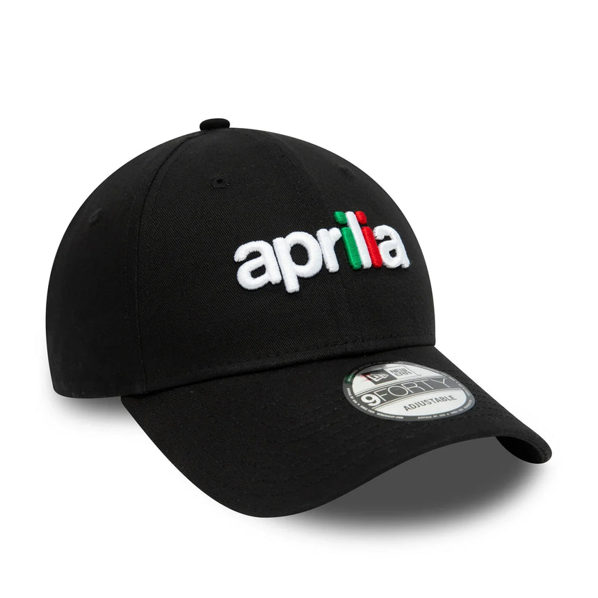 czapka Aprilia, niezbędna, New Era, 9FORTY, czarna