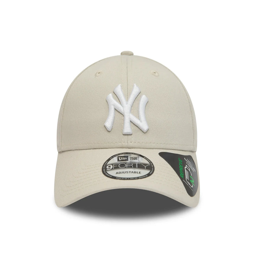 Czapka New York Yankees z daszkiem, New Era, 9FORTY, podstawowa, beżowa