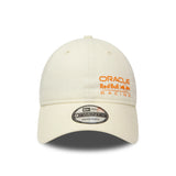 Czapka Red Bull Racing, sezonowa, chromowana, New Era, 9TWENTY, kremowa