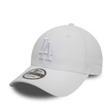 Czapka Los Angeles Dodgers, New Era, 9FORTY, essential, biała
