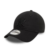 Czapka bejsbolowa New York Yankees, New Era, 9TWENTY, essential, całkowicie czarna