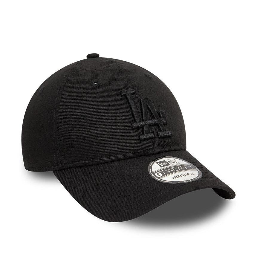 Czapka Los Angeles Dodgers, New Era, 9TWENTY, Essential, czarna