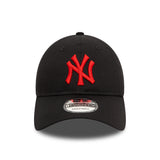 Czapka New York Yankees, czerwone logo, New Era, 9TWENTY, essential, czarna