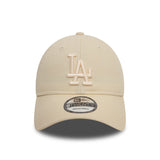 Czapka Los Angeles Dodgers, New Era, 9TWENTY, essential, beżowa