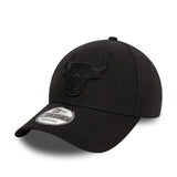 Czapka Chicago Bulls, New Era, 9FORTY, Essential, całkowicie czarna