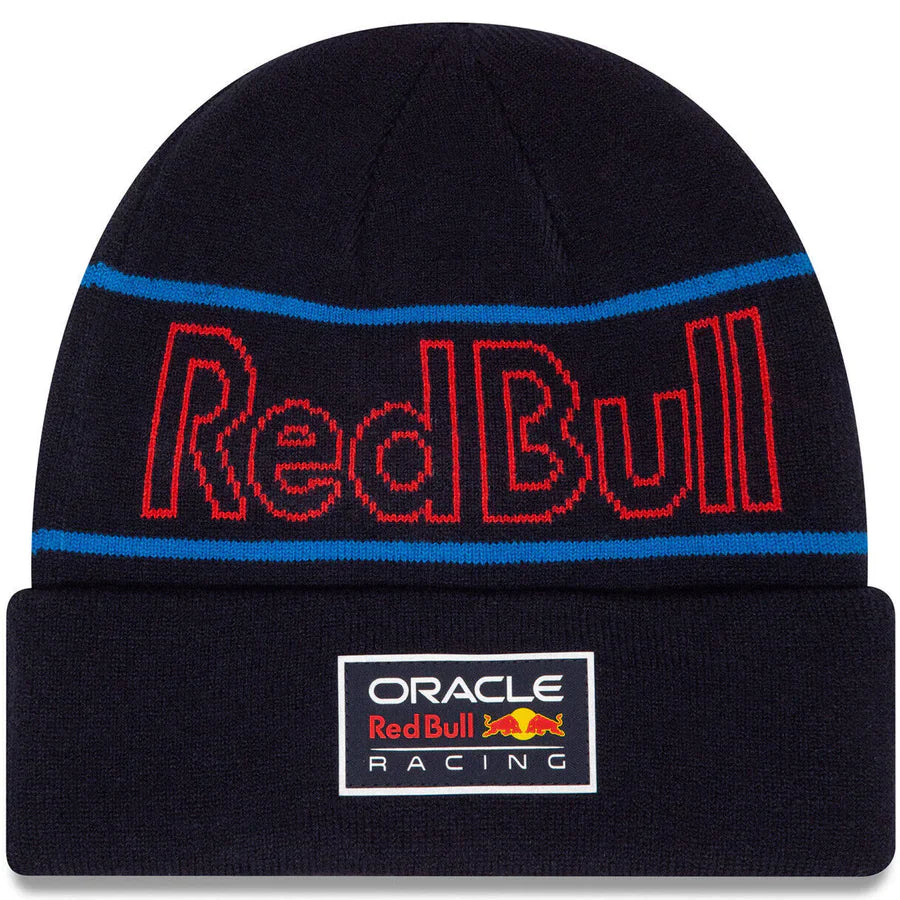 Czapka zimowa Red Bull, NEW ERA, zespół, niebieski, 2024