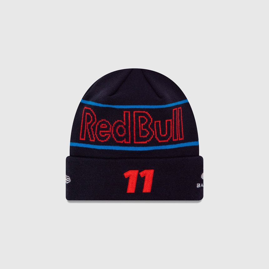 Czapka zimowa Red Bull, NEW ERA, Sergio Perez, zespół, niebieski, 2024